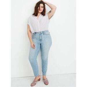 Nwt Madewell The Petite Curvy Perfect Vintage Jean in Fitzgerald Wash Plus Size